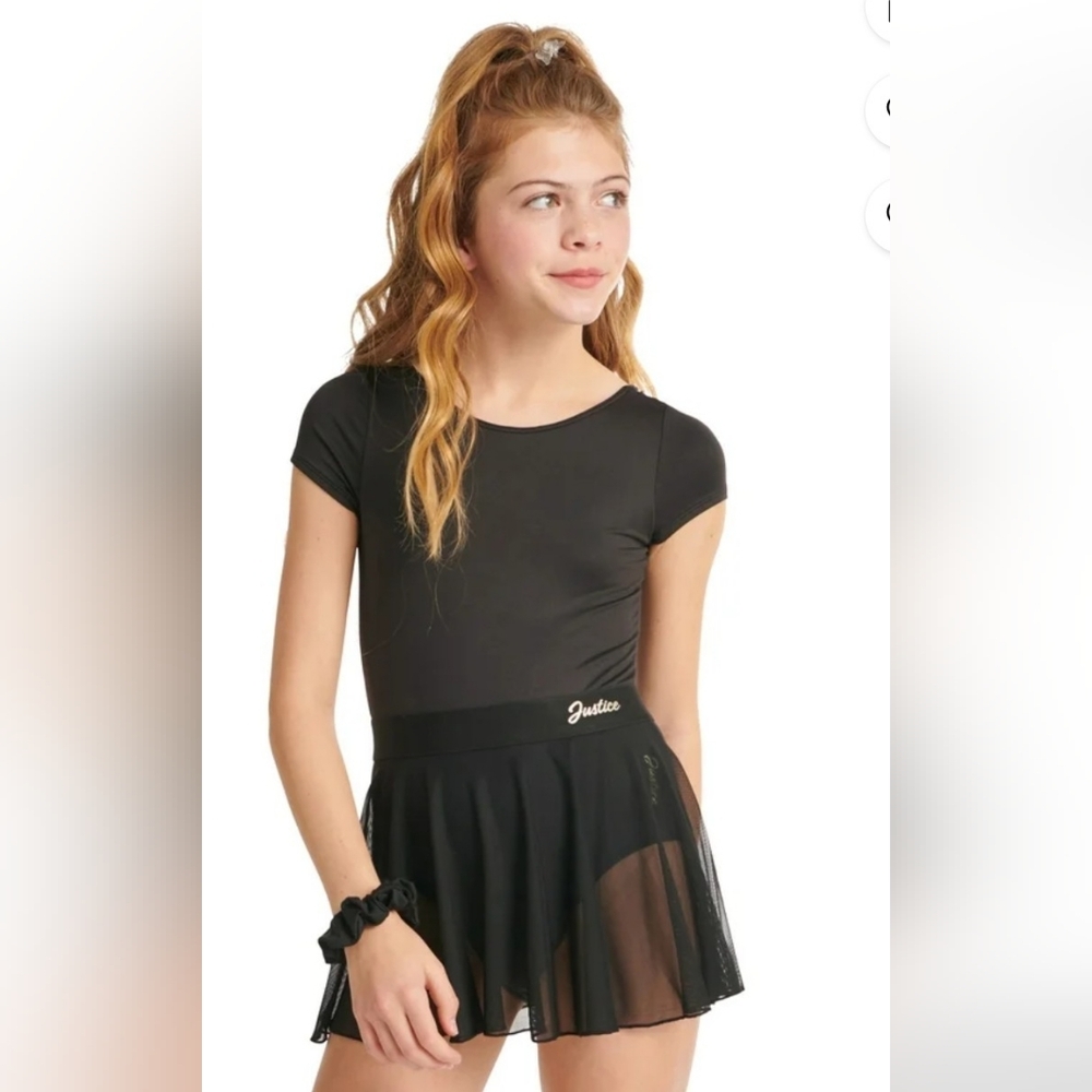 Justice Girls Leotard And Shirt S(7/8)